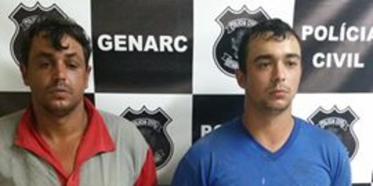 Em Buriti Alegre, pai e filho são presos por tráfico de drogas