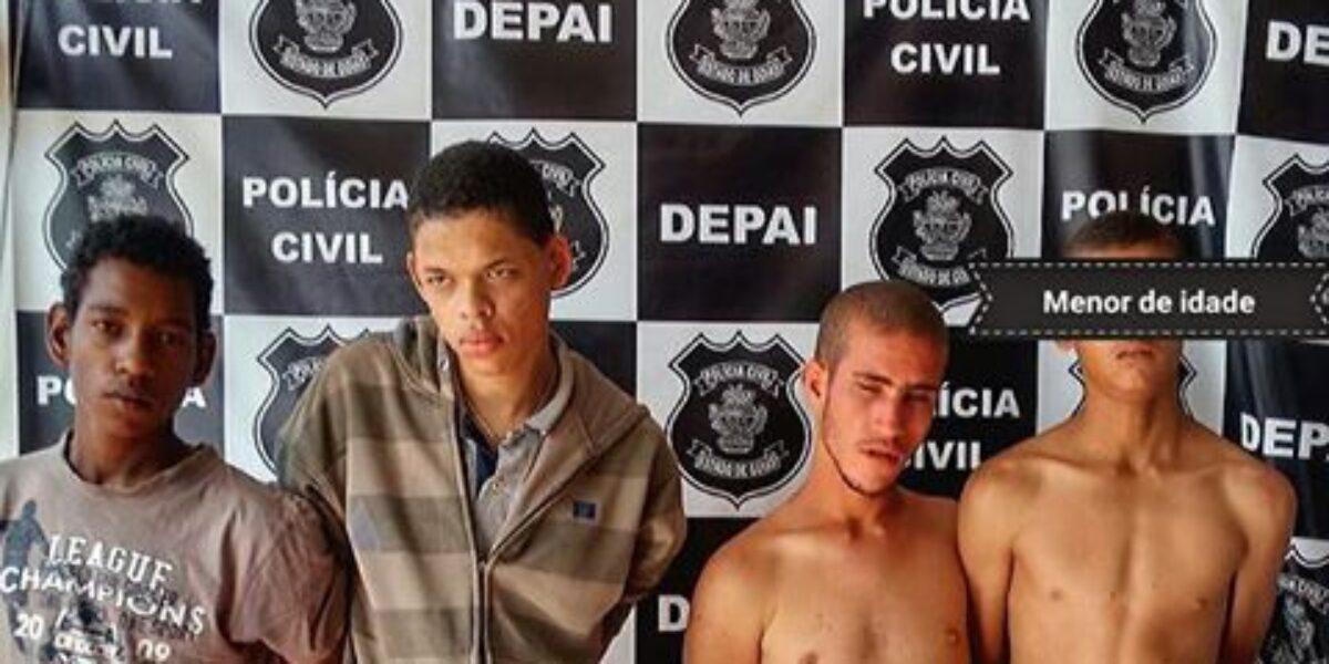 Polícia Civil deflagra operação e prende quatro suspeitos em Luziânia