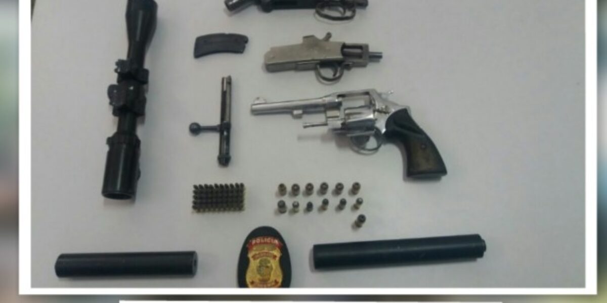 Operação em Formosa retira armas de circulação e prende duas pessoas
