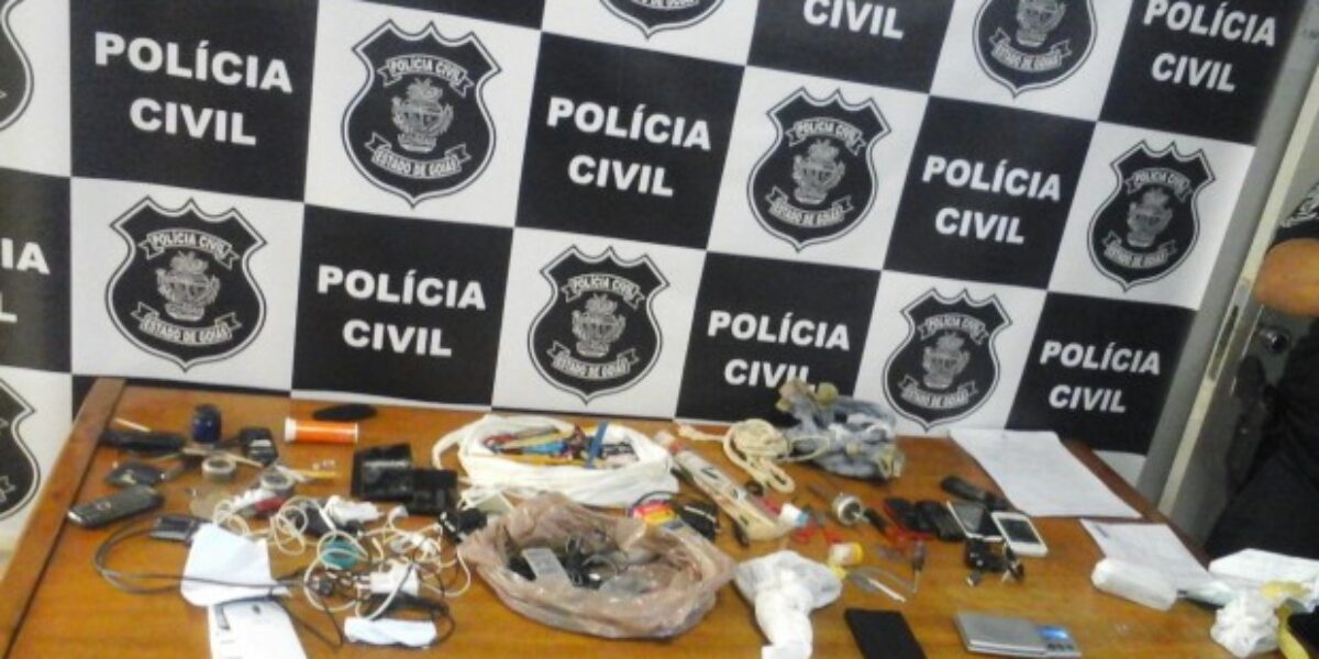 Polícia Civil encontra drogas e armas artesanais em presídio de Goiás
