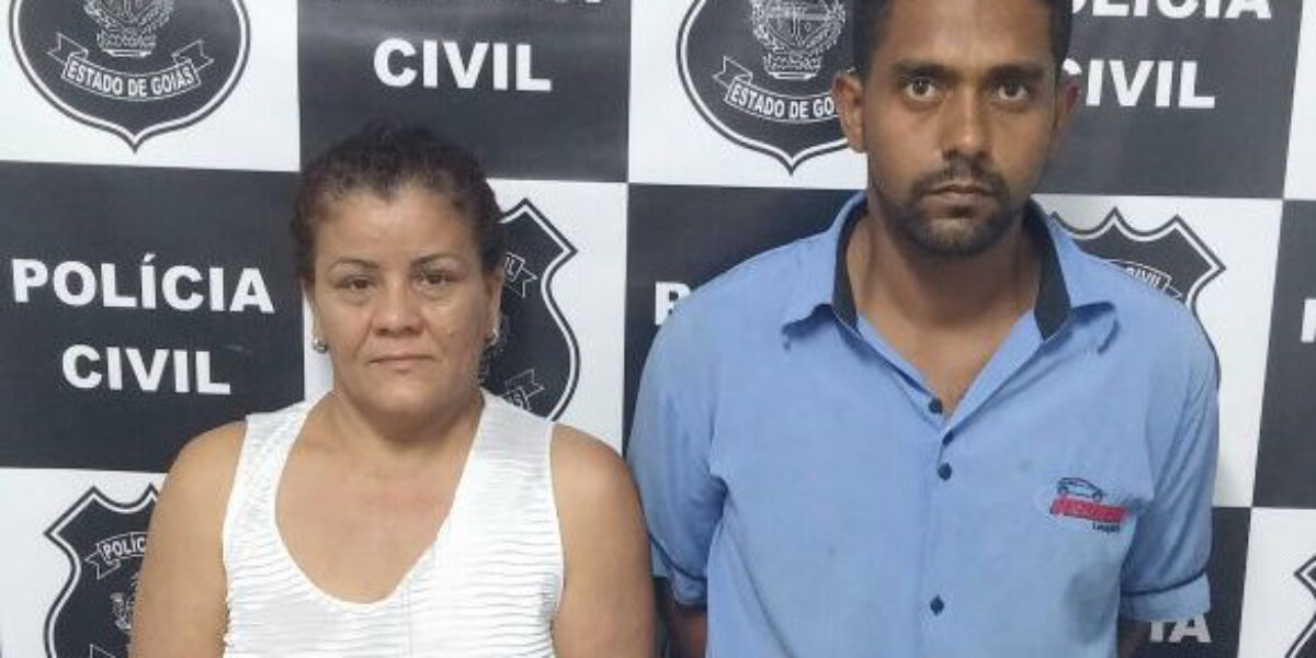 Em Guapó, casal suspeito de homicídio é preso
