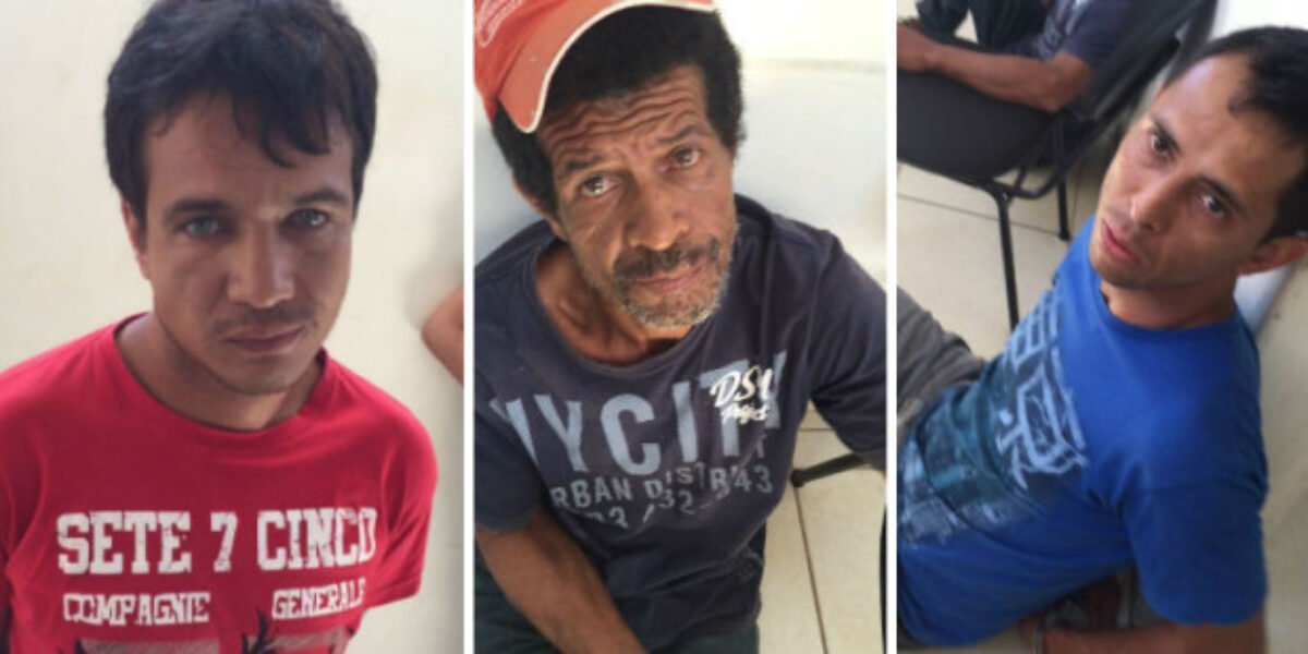 Trio é preso por tentar matar vizinha em Caldas Novas