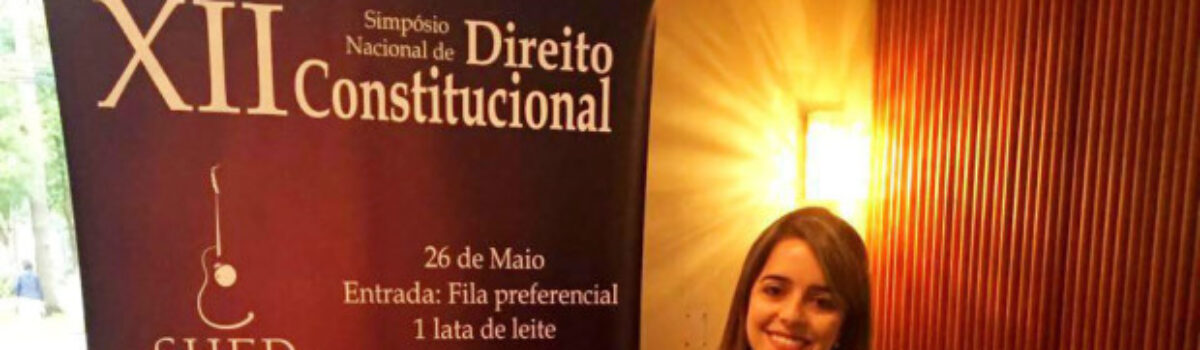 Delegada da Mulher de Formosa participa de Simpósio de Direito Constitucional