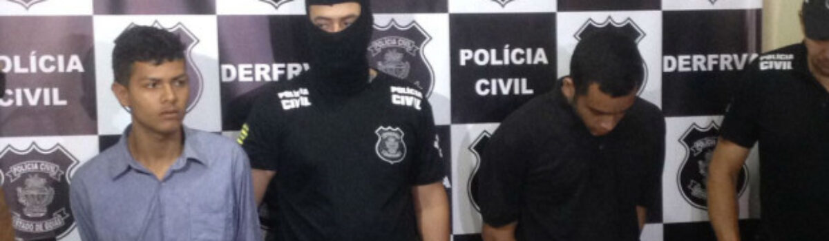 Operação da DERFRVA prende suspeitos de roubos de veículos na capital