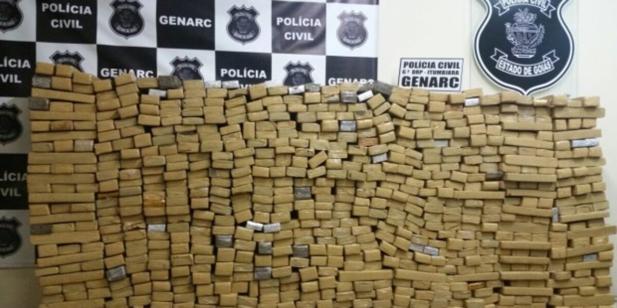 Genarc de Itumbiara apreende uma tonelada de maconha