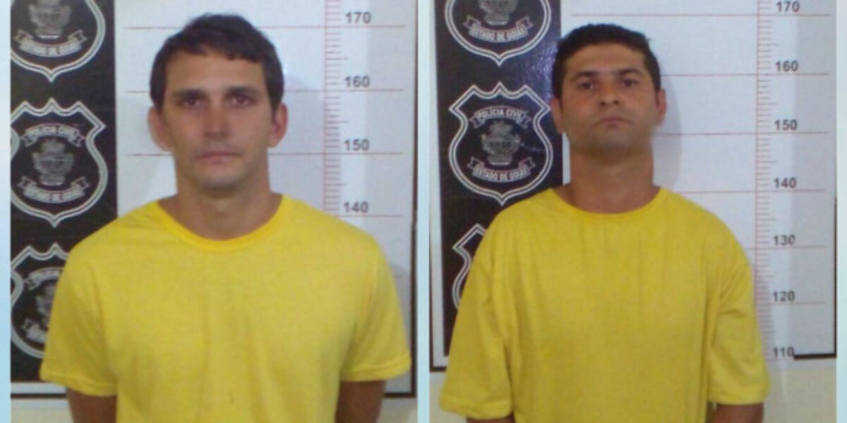 Polícia Civil de Aragarças prende autores de homicídio ocorrido em Bom Jardim de Goiás