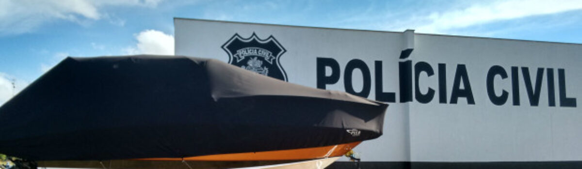 Polícia apreende barco de luxo de traficante alvo de operação em Anápolis