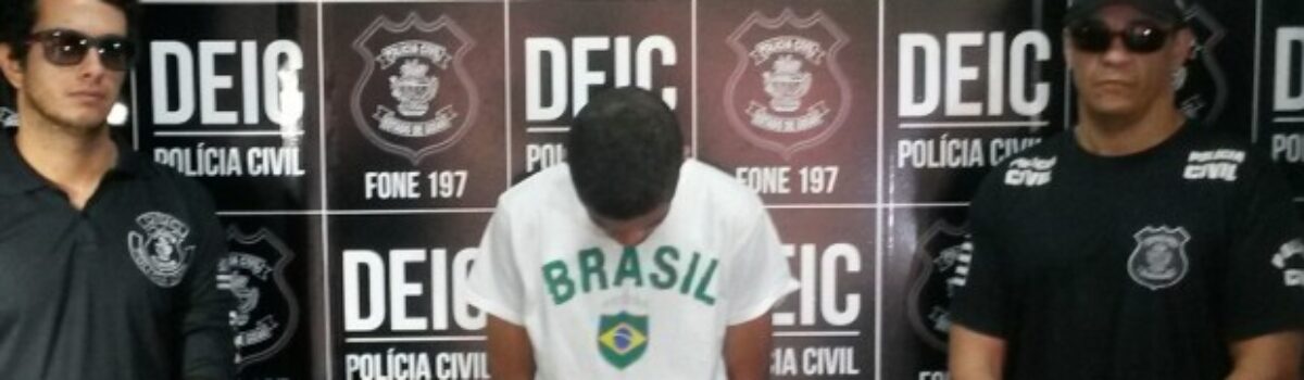 Deic apresenta suspeito de latrocínio ocorrido em Goiânia