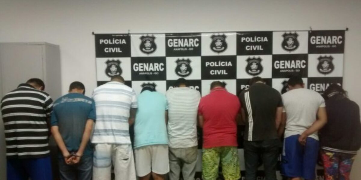 “Erga omnes”: Operação do Genarc prende 10 pessoas em Anápolis