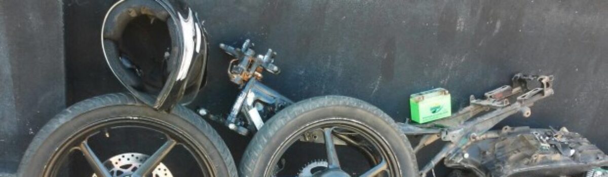 Polícia Civil de Uruaçu localiza peças de moto furtada