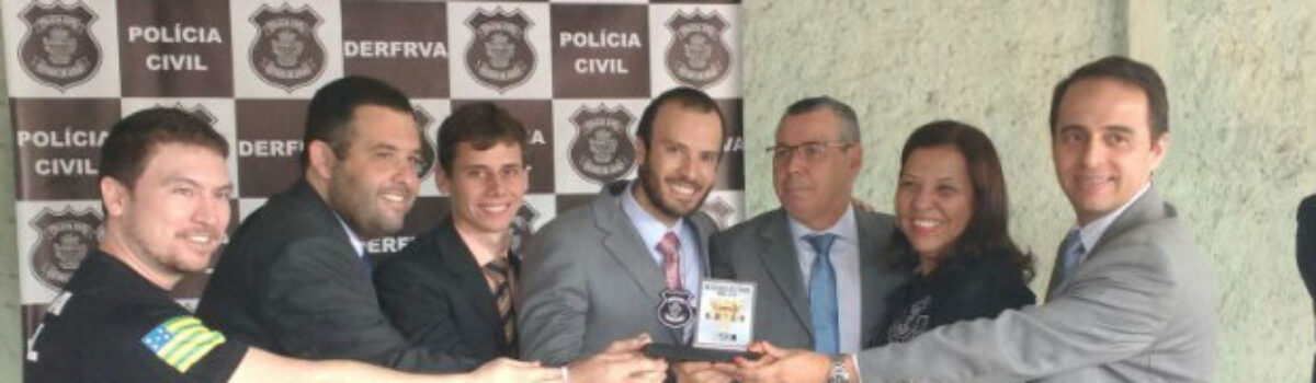 DERFRVA recebe prêmio de Delegacia Especializada Destaque do mês de maio