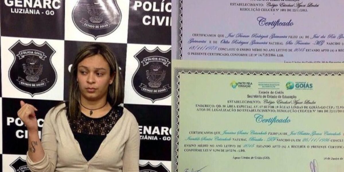 Mulher é presa por participação em esquema de falsificação de diplomas