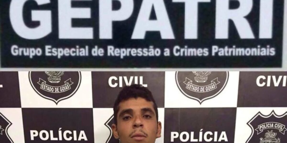Gepatri prende suspeito de roubo a panificadora em Luziânia