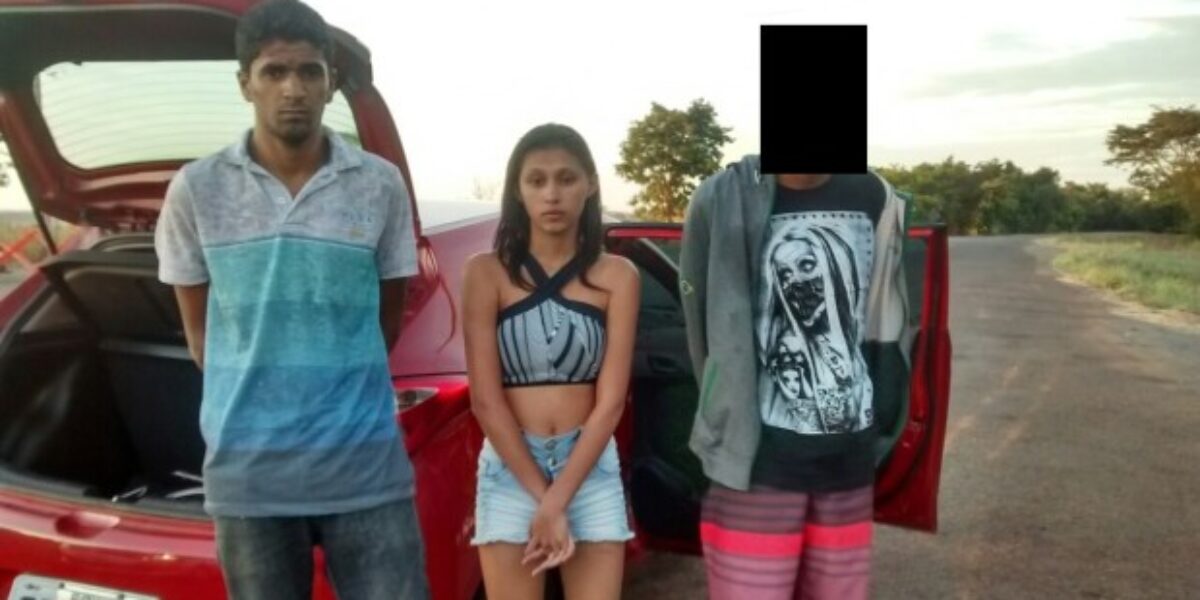 Trio suspeito de roubo é preso em São Miguel do Araguaia
