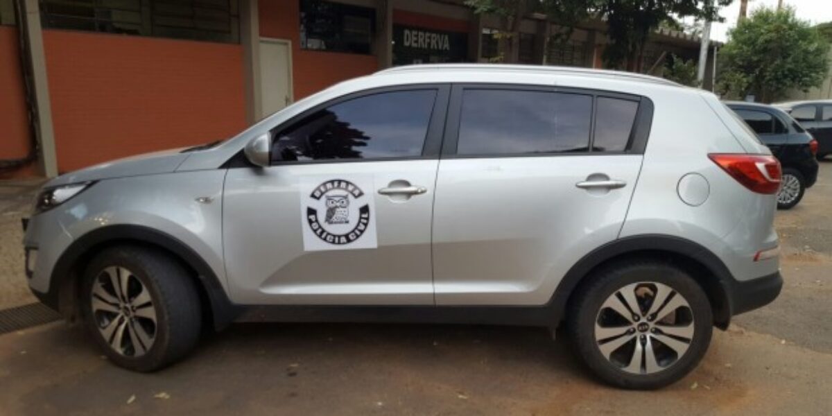 DERFRVA apreende carro clonado e prende receptador em Goiânia