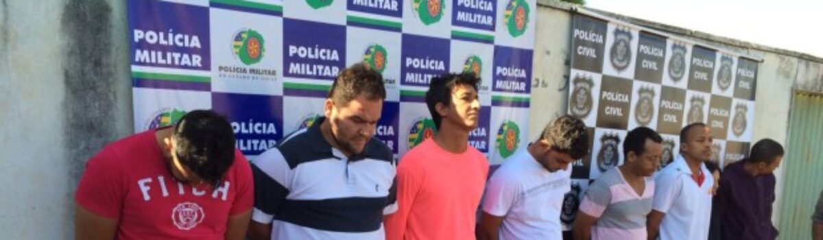 Operação conjunta contra o tráfico de drogas prende 8 em Pires do Rio