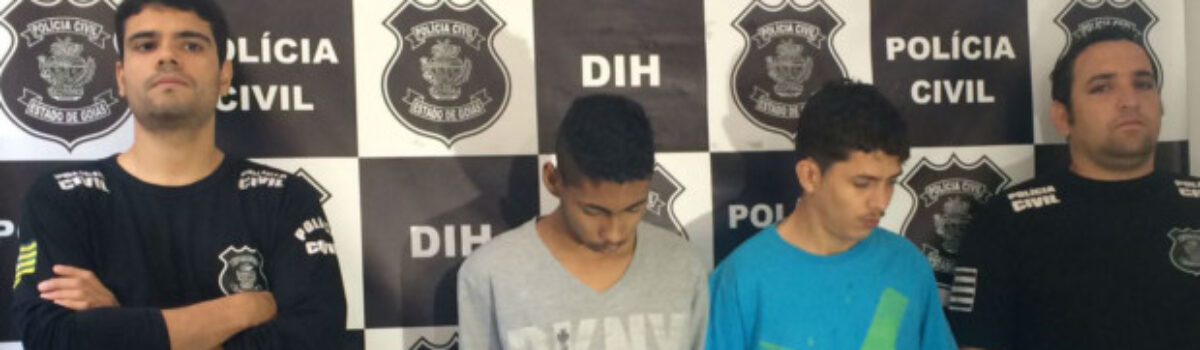 Dívida de drogas: Dupla suspeita de homicídio é apresentada na DIH