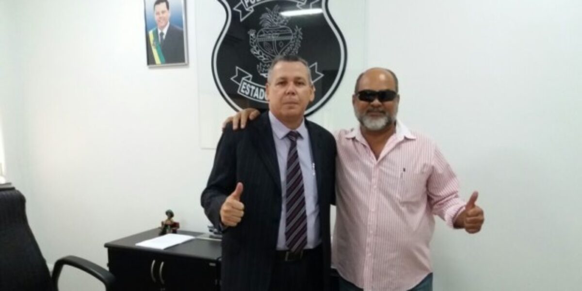 Delegado Geral recebe visita de veterano da PC