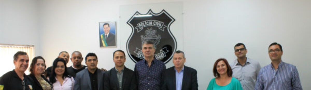 Direção da PCGO recebe diretoria do Sinpol-GO