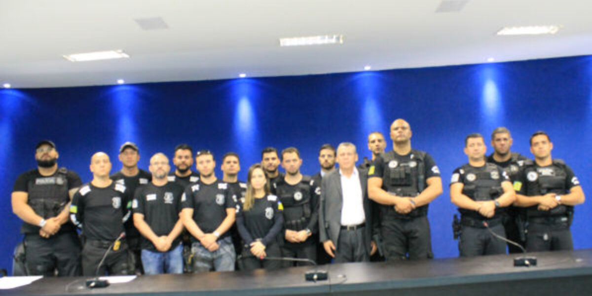 Policiais civis recebem honraria por ação em Alto Paraíso