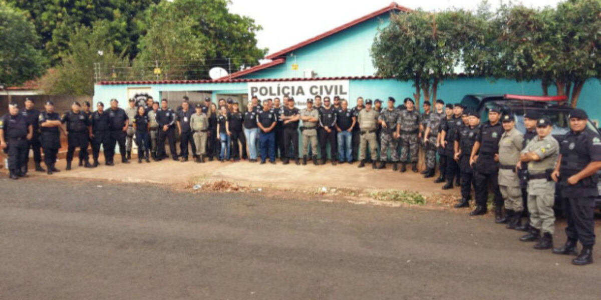 Operação Rastro 33 prende 5 e cumpre 19 mandados no Sul Goiano