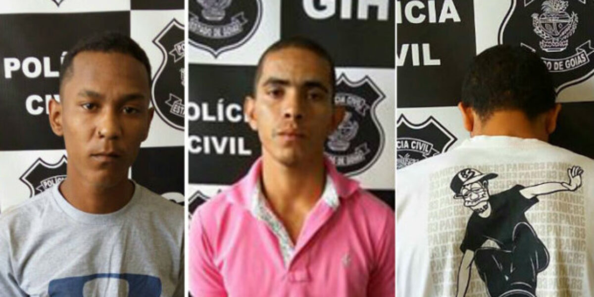 Três suspeitos de tentativa de homicídio são presos em Novo Gama