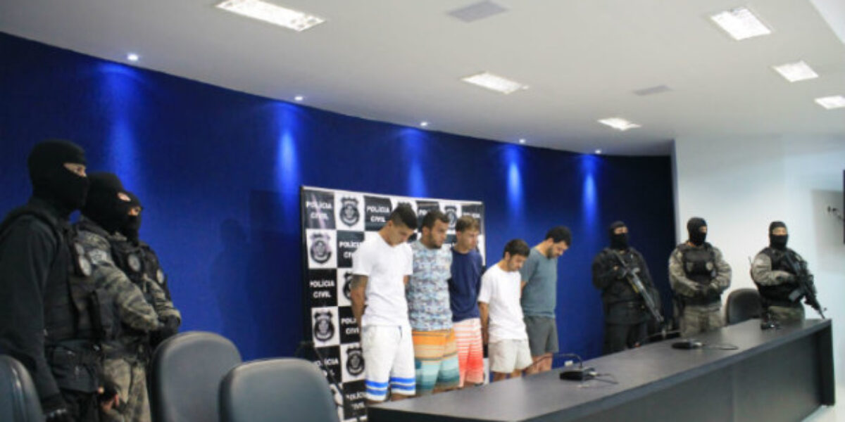 Polícia Civil apresenta responsáveis por incêndio no Fórum de Goiatuba