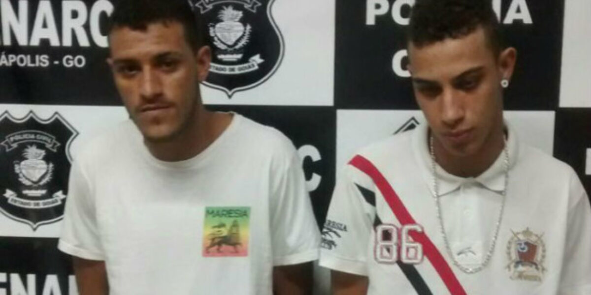Operação em Anápolis prende dois por tráfico de drogas