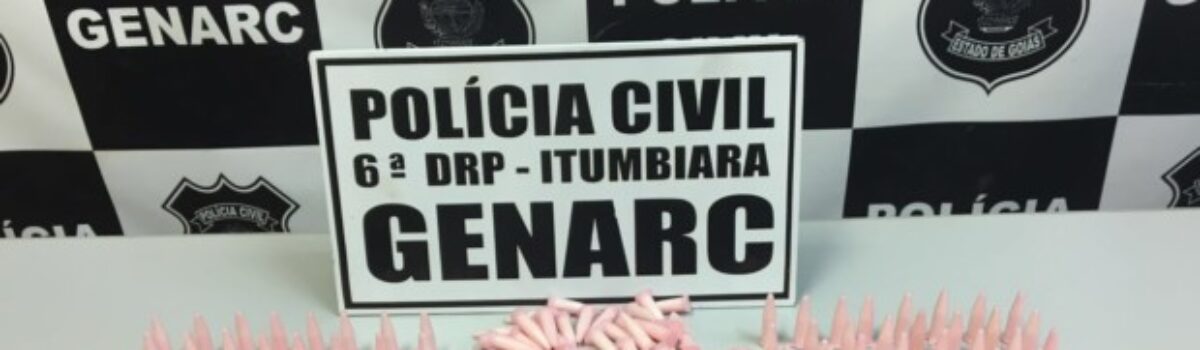 Traficante é presa com 400 pinos de cocaína em Itumbiara