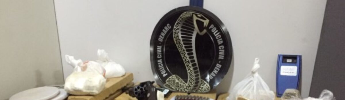 Denarc prende traficante com 55 kg de drogas em Goiânia