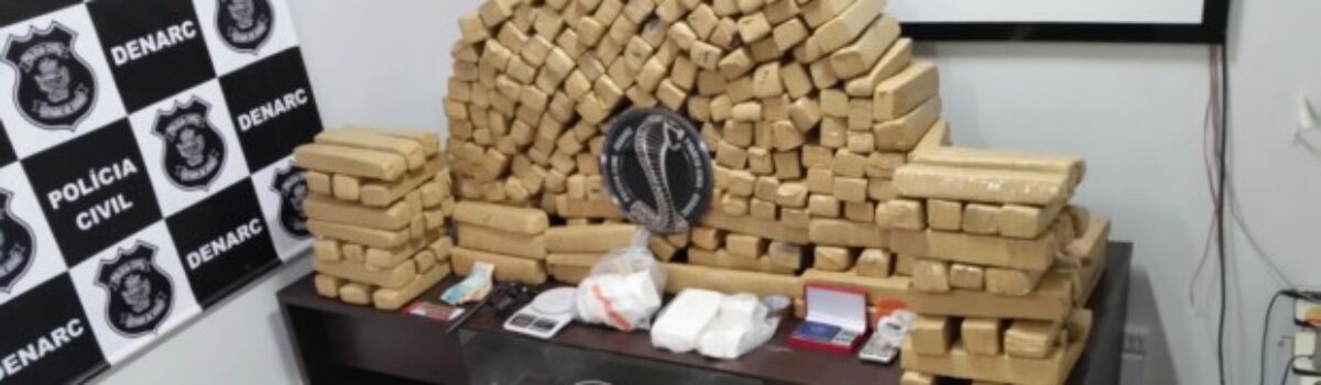 Denarc apreende 369 quilos de drogas em dois dias na capital