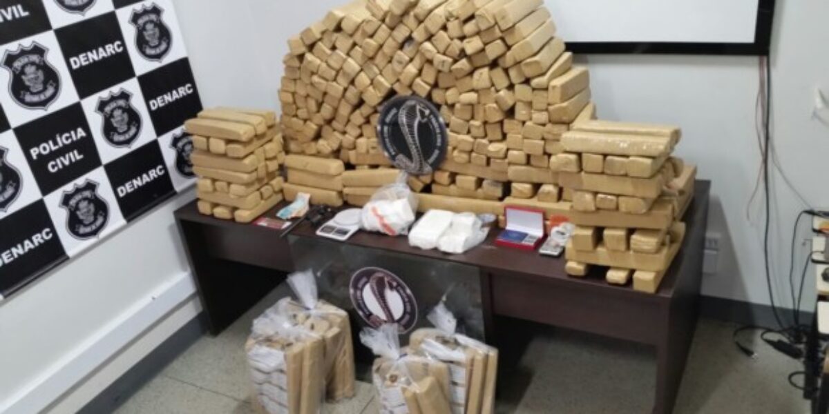 Denarc apreende 369 quilos de drogas em dois dias na capital