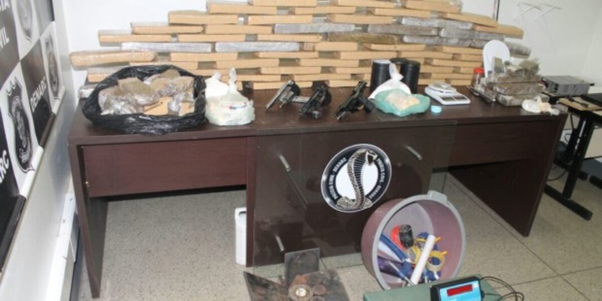 Denarc apreende mais 80 kg de drogas: ao todo, quase meia tonelada saiu das ruas em menos de 1 semana