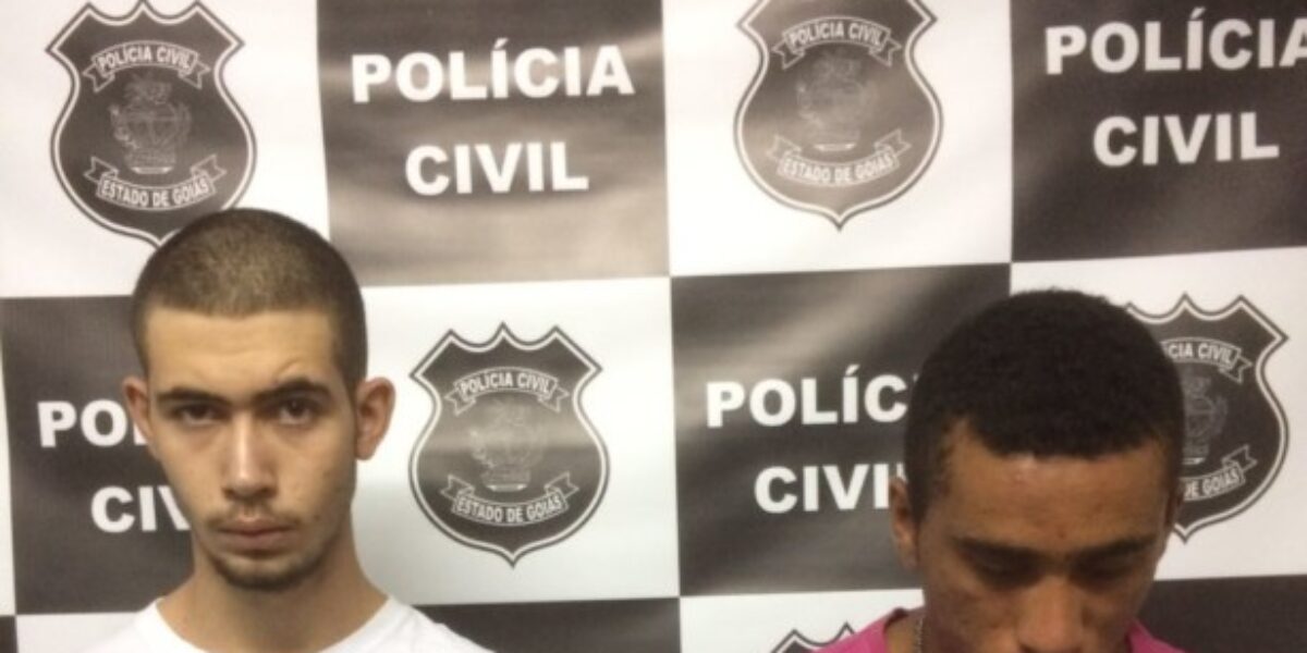 Assaltantes trapalhões são presos em Caldas Novas