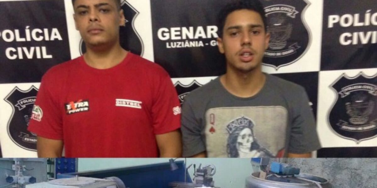 Gepatri prende dois suspeitos de estelionato, em Luziânia