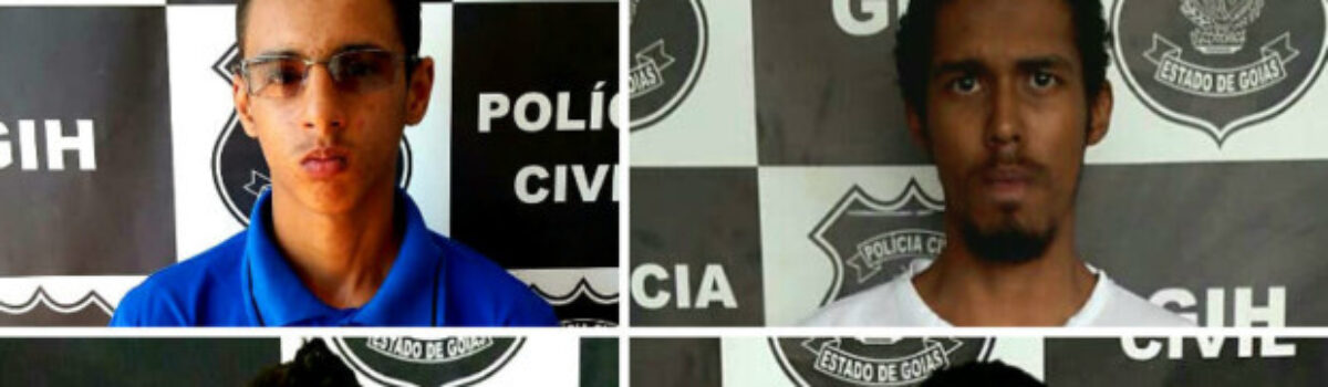 Grupo suspeito de matar motoboy é preso em Luziânia