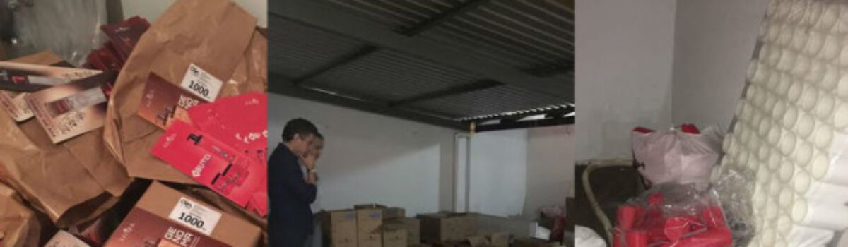 Polícia Civil fecha distribuidora clandestina de cosméticos
