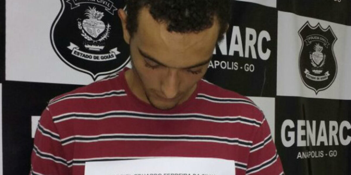 Genarc de Anápolis prende traficante e apreende 6kg de drogas