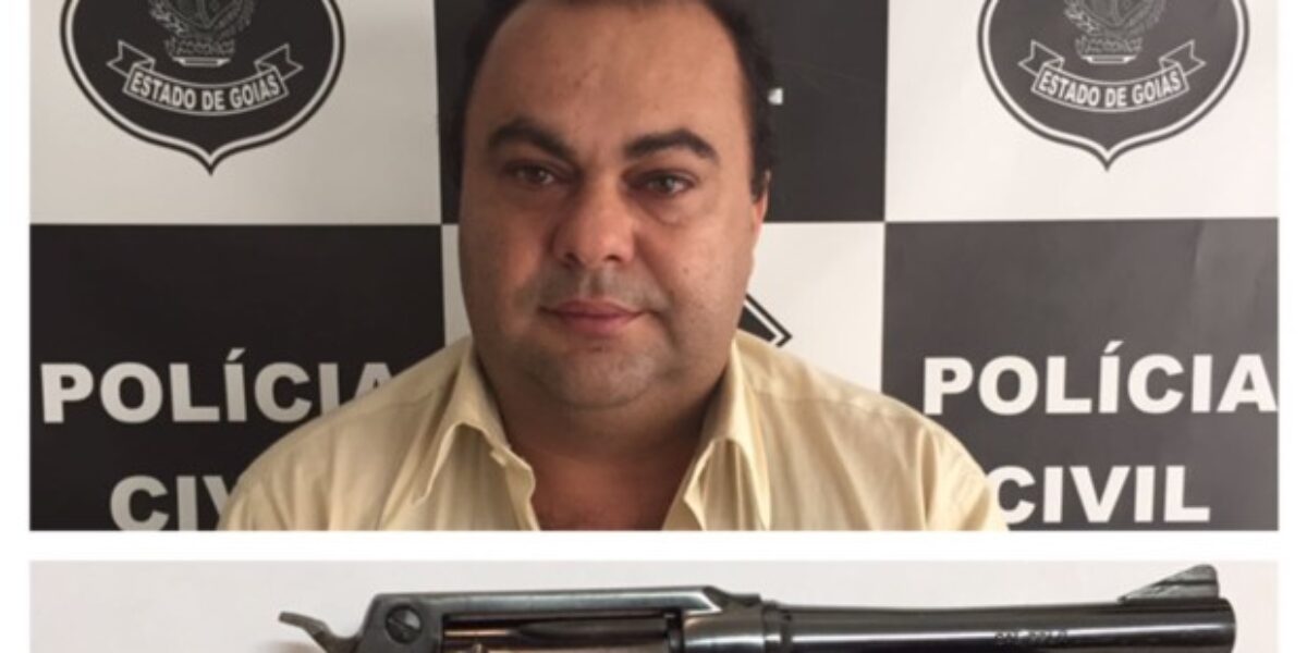 Suspeito de homicídio tentado é preso pela PC de Goiatuba