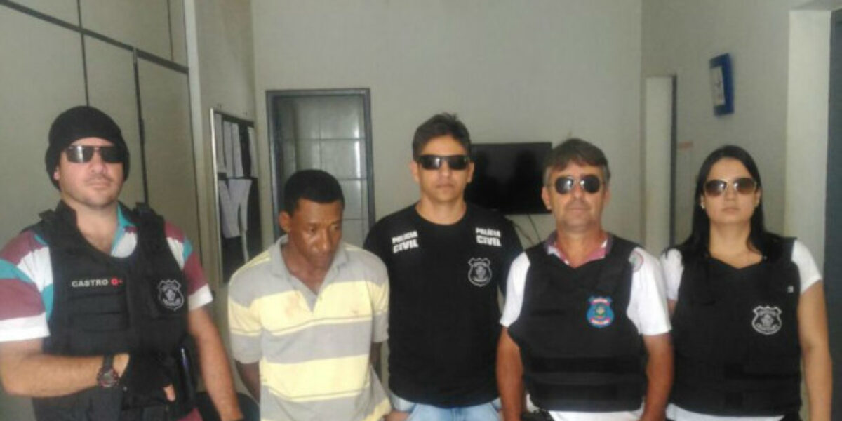 Homem é preso em flagrante por agredir esposa e portar arma de fogo