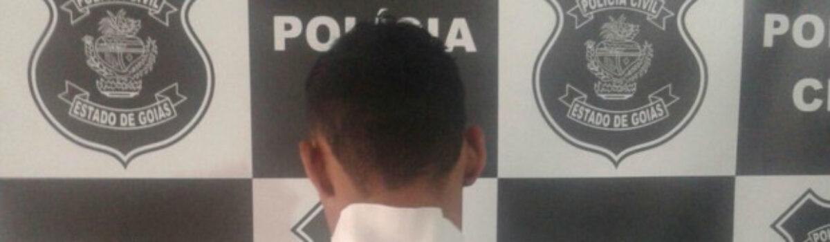 Assaltante é preso momentos após a prática do crime em Joviânia