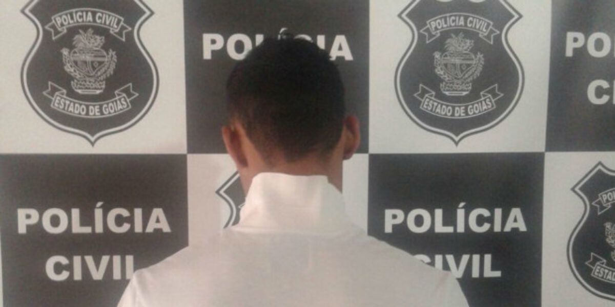 Assaltante é preso momentos após a prática do crime em Joviânia