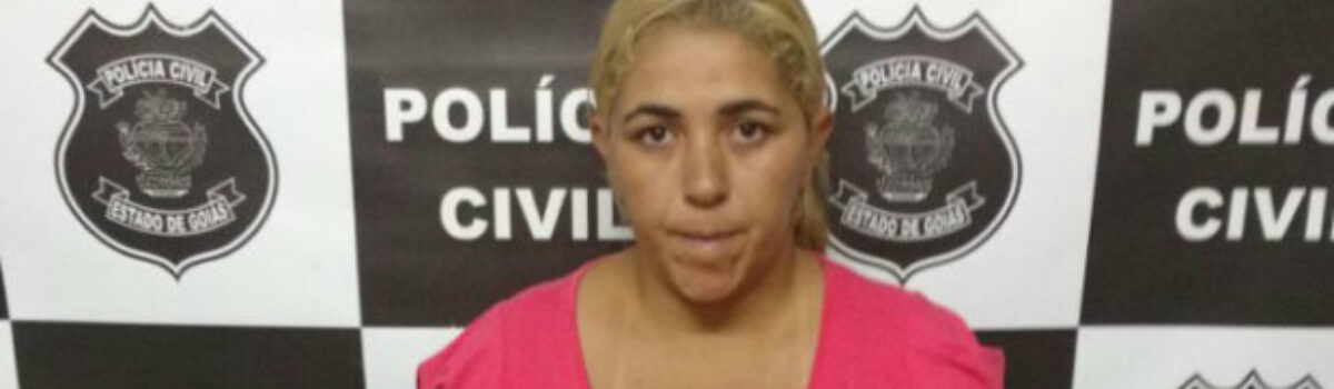 Mulher é presa ao preparar venda de TV roubada a detendo em Caldas Novas