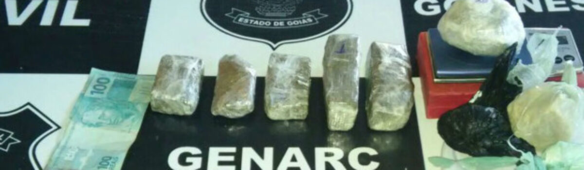 Traficante com várias passagens é preso em Goianésia