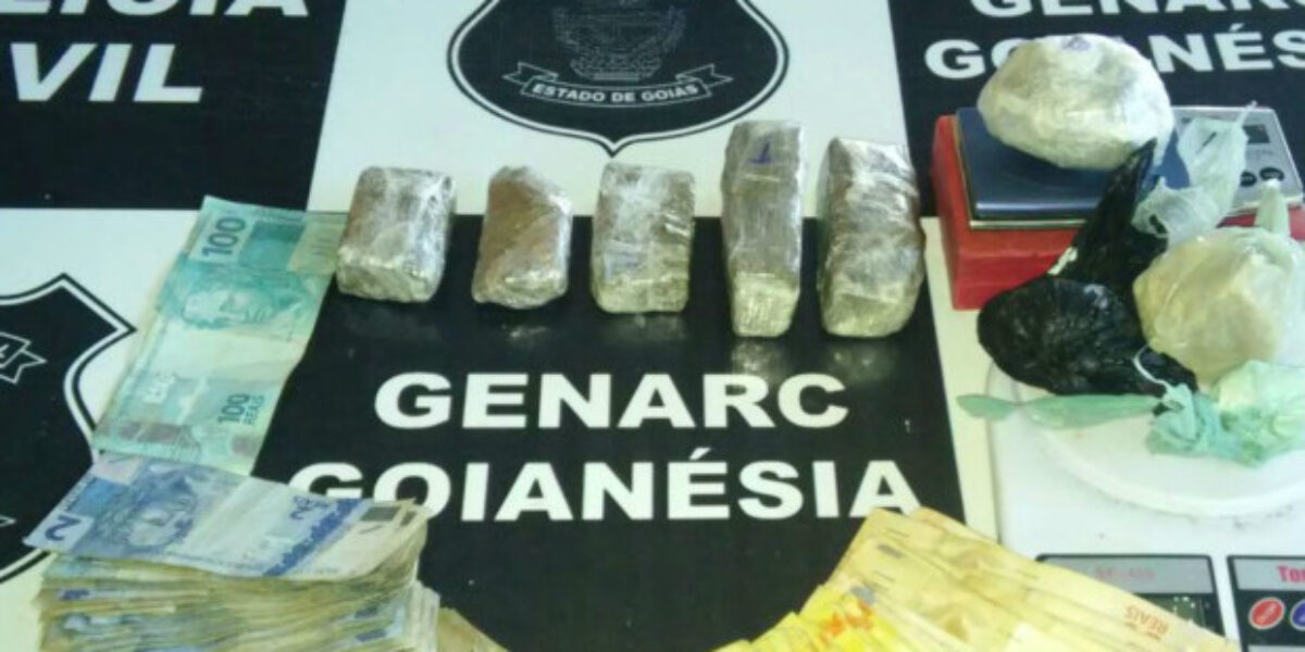 Traficante com várias passagens é preso em Goianésia