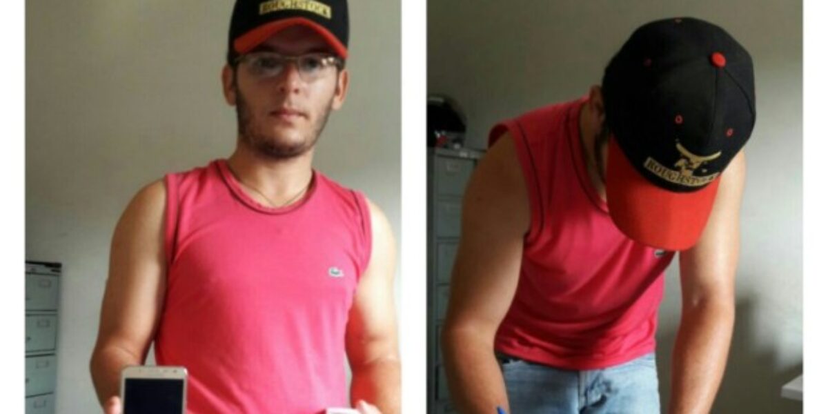 PC devolve celular furtado a vítima em São Luís de Montes Belos