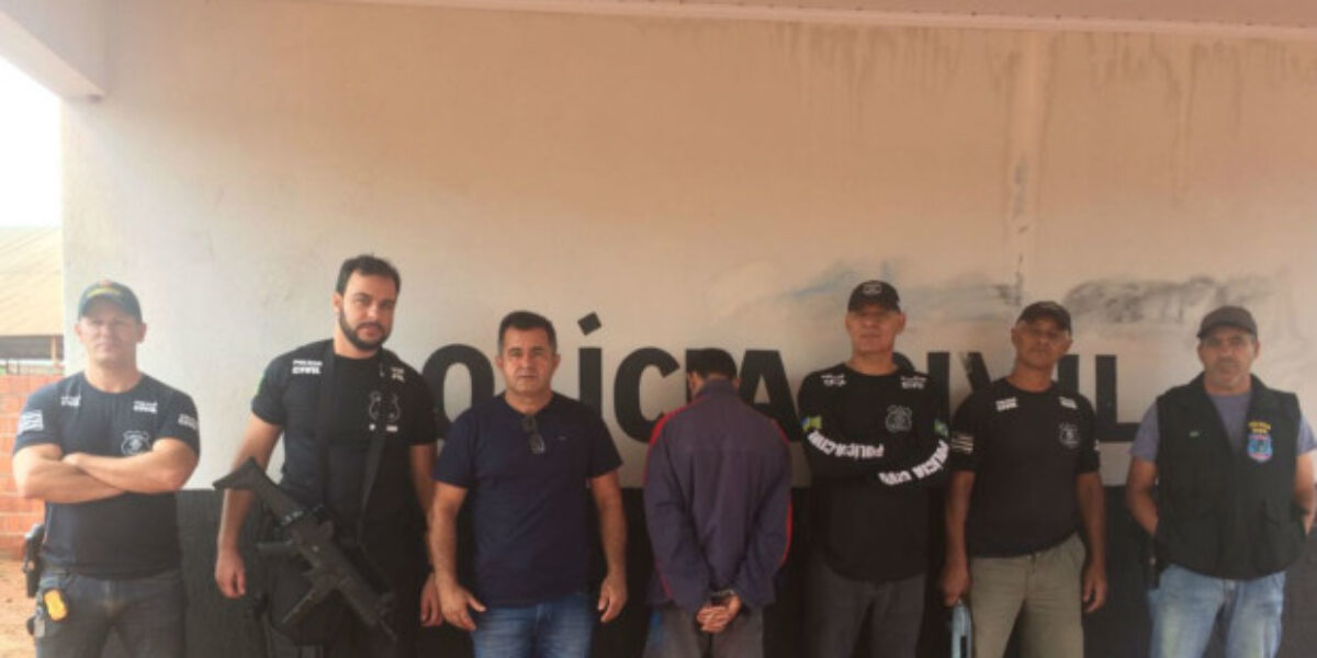 Polícia Civil prende latrocida em distrito de Padre Bernardo