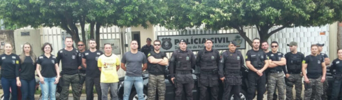 Mega operação cumpre mandados de prisão e lavra flagrantes em Mineiros e Portelândia