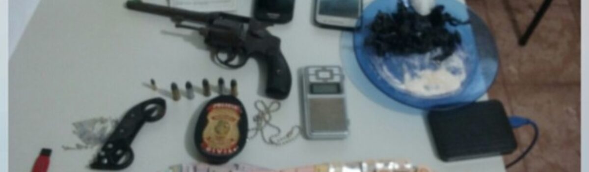 Dupla é presa com drogas e armas em Aragarças