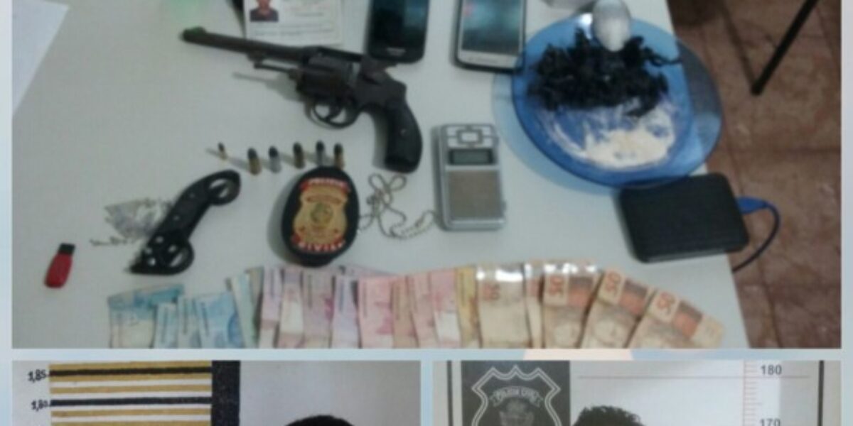 Dupla é presa com drogas e armas em Aragarças